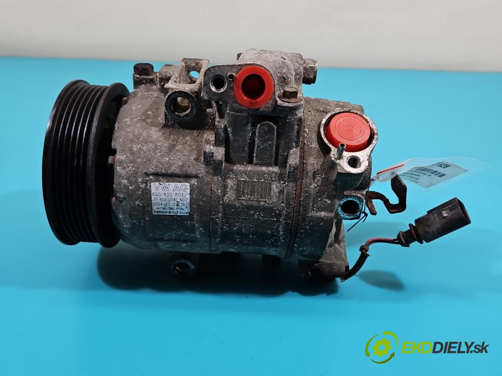 Skoda Roomster 1.4 TDi 69KM manual 51 kW 1422 cm3 5- Kompresor: klimatizácie 6Q0820803J (Kompresory klimatizácie)
