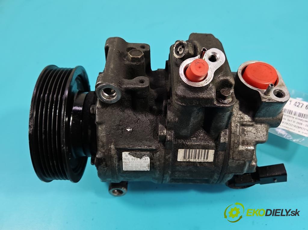 Vw Golf VI 2008-2013 1.4 TSI 122 HP manual 90 kW 1390 cm3 5- Kompresor: klimatizácie 1K0820859T (Kompresory klimatizácie)