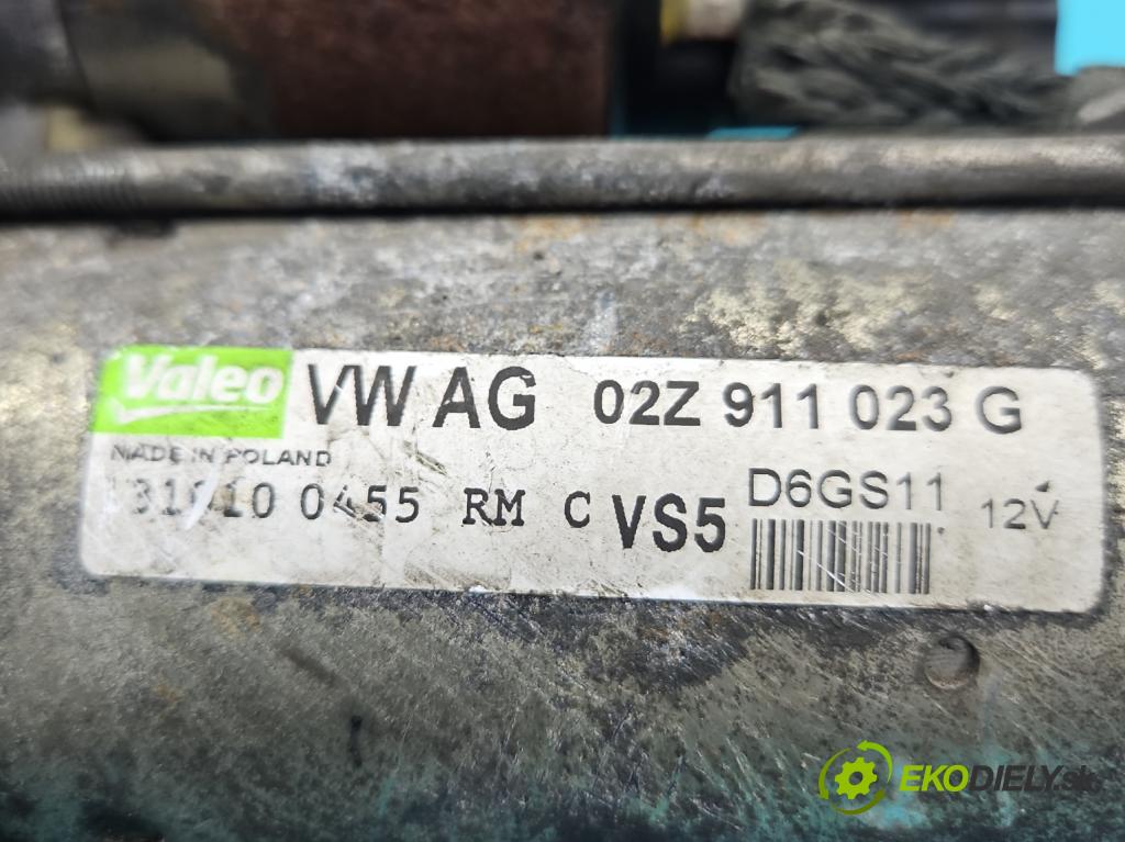 Vw Golf VI 2008-2013 1.4 TSI 122 HP manual 90 kW 1390 cm3 5- štartér D6GS11 (Štartéry)