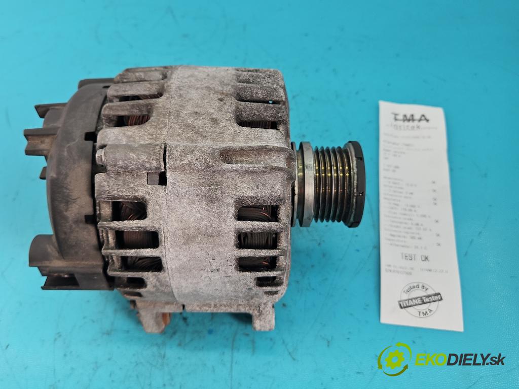 Audi Q5 2008-2016 2.0 TDi 170 HP automatic 125 kW 1968 cm3 5- Alternator 03G903016G (Alternátory)