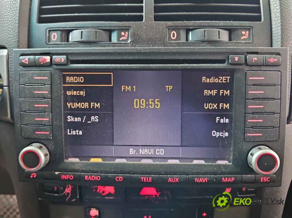 Vw Touareg I 2002-2010 2.5 tdi 174 HP automatic 128 kW 2461 cm3 5- Radio originál 7L6035191C