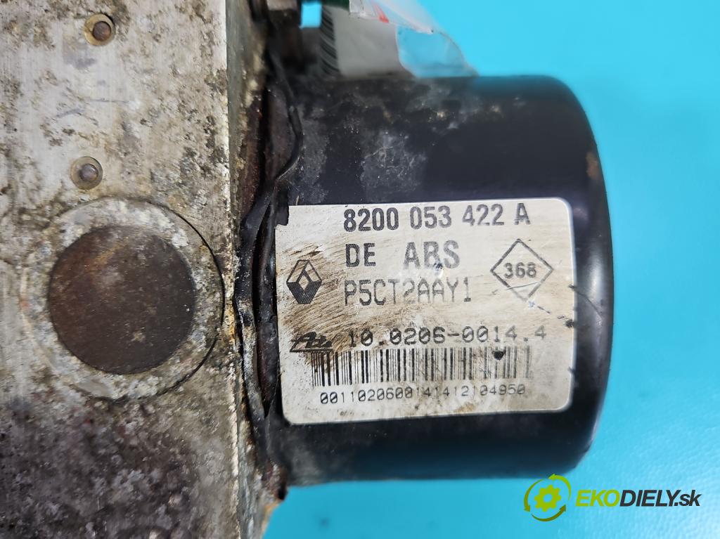 Renault Laguna II 2001-2007 1.8 16V 121KM manual 89 kW 1783 cm3 5- čerpadlo abs 8200053422A (Pumpa ABS)