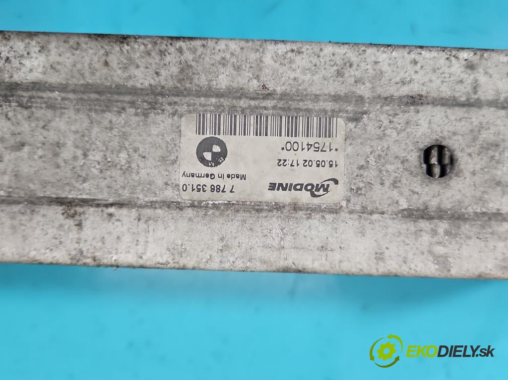 Bmw 3 E46 1998-2007 2.0d (M47) 116 hp manual 85 kW 1951 cm3 4- Intercooler 7786351 (Chladiče nasávaného vzduchu (intercoolery))