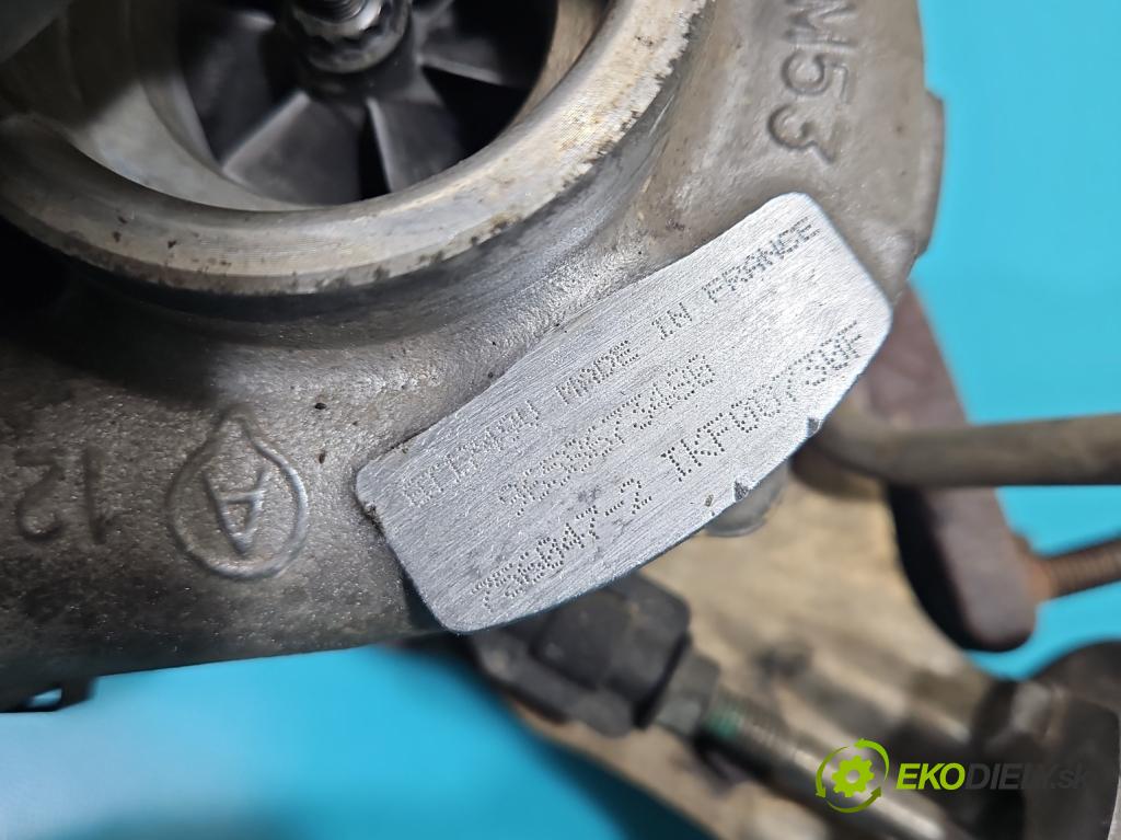 Peugeot 407 2.0 hdi 136 HP manual 100 kW 1997 cm3 4- turbodúchadlo, turbo 756047-2 (Turbodúchadlo (kompletné))
