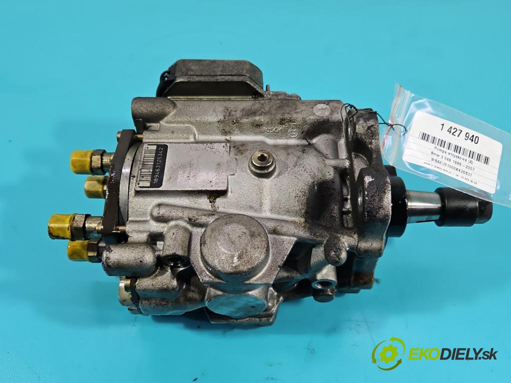 Bmw 3 E46 1998-2007 2.0d (M47): 116 HP manual 85 kW 1951 cm3 4- čerpadlo vstrekovacia 0470504025 (Vstrekovacie čerpadlá)