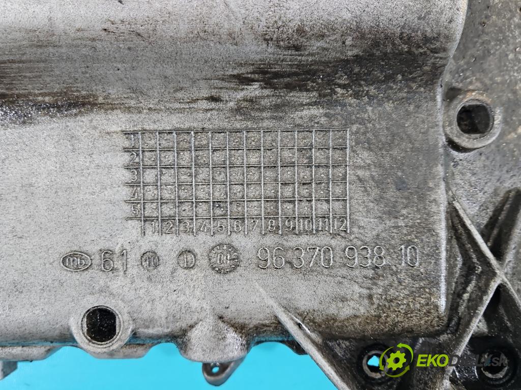 Citroen Xsara Picasso 1,8.0 16V 116 HP manual 85 kW 1749 cm3 5- vaňa olejová 9637093810 (Olejová vaňa)