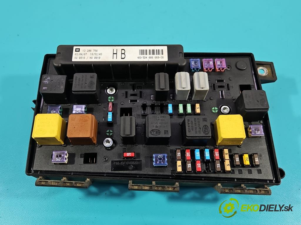 Opel Astra III 2004-2014 1.7 cdti 101 HP manual 74 kW 1686 cm3 5- riadiaca jednotka motora 0281012694