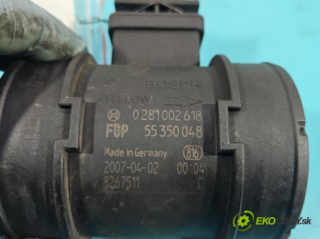 Opel Astra III 2004-2014 1.7 cdti 101 HP manual 74 kW 1686 cm3 5- průtokoměr: 0281002618 (Váhy vzduchu)