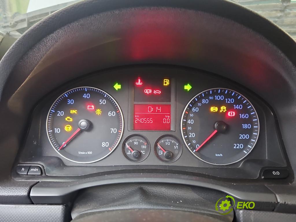 Vw Golf V 2003-2009 1.4 FSI 90 HP manual 66 kW 1390 cm3 3- prístrojovka/ budíky 1K0920850P (Prístrojové dosky, displeje)