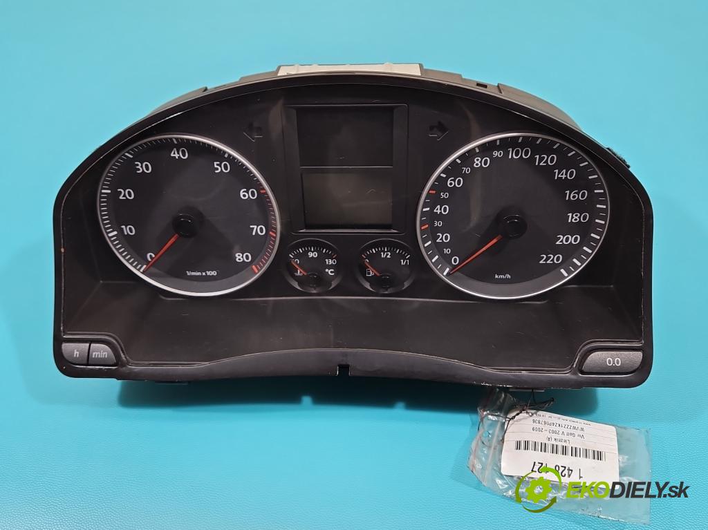 Vw Golf V 2003-2009 1.4 FSI 90 HP manual 66 kW 1390 cm3 3- prístrojovka/ budíky 1K0920850P (Prístrojové dosky, displeje)