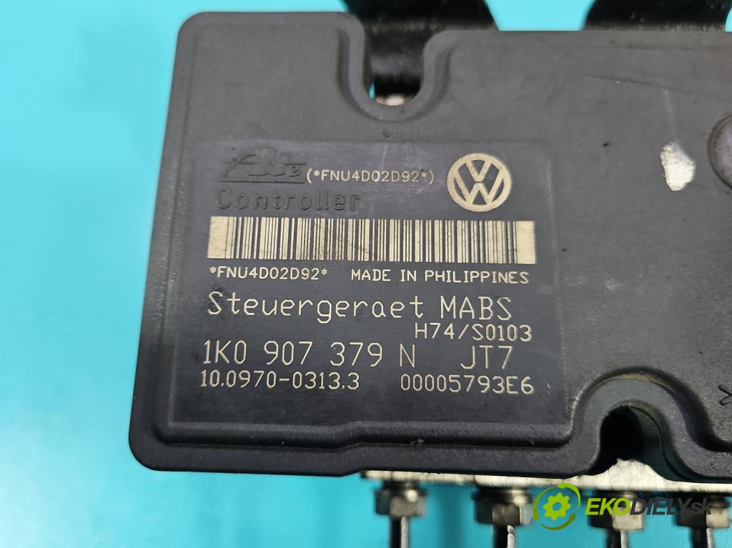 Vw Golf V 2003-2009 1.4 FSI 90 HP manual 66 kW 1390 cm3 3- čerpadlo abs 1K0907379N (Pumpa ABS)