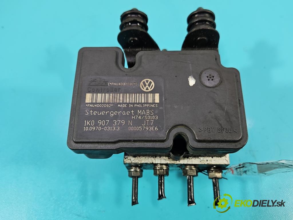 Vw Golf V 2003-2009 1.4 FSI 90 HP manual 66 kW 1390 cm3 3- čerpadlo abs 1K0907379N (Pumpa ABS)