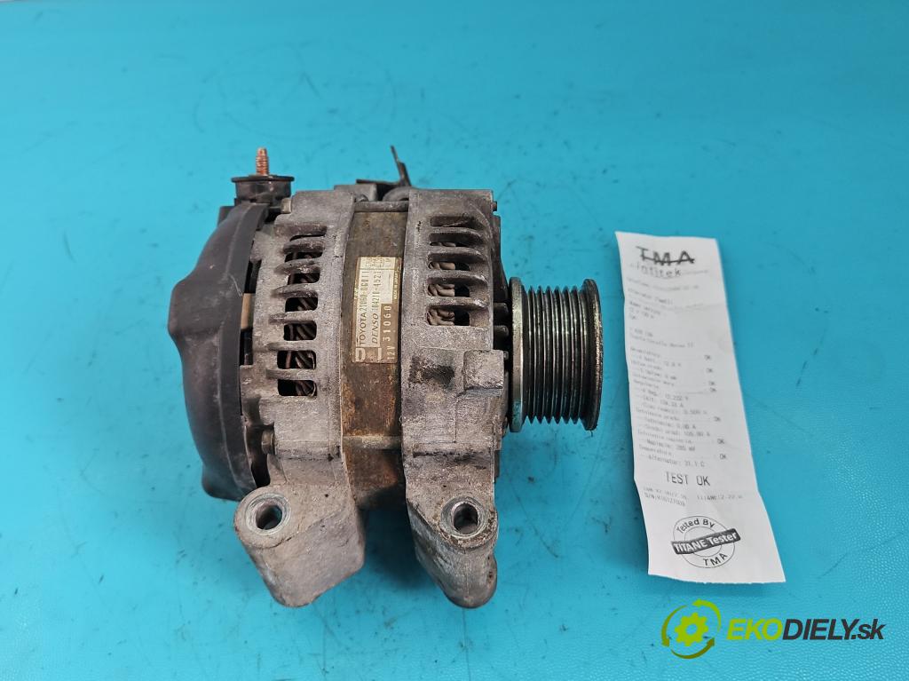 Toyota Corolla Verso II 2004-2009 2.2 D4D 136 HP manual 100 kW 2231 cm3 5- Alternator 104210-4521 (Alternátory)