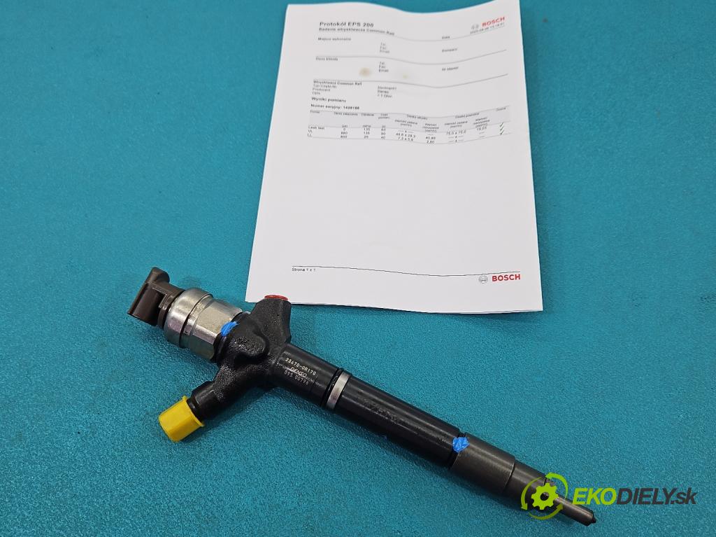 Toyota Corolla Verso II 2004-2009 2.2 D4D 136 HP manual 100 kW 2231 cm3 5- vstrek 23670-0R170 (Vstrekovač paliva)