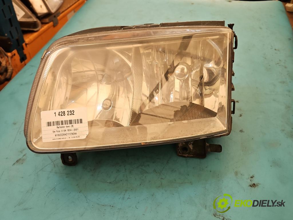 Vw Polo III 6N 1994-2001 1.9 sdi 64 HP manual 47 kW 1896 cm3 5- Reflektor: ľavý  (Kľučka dverí ostatné)