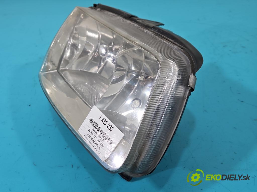 Vw Polo III 6N 1994-2001 1.9 sdi 64 HP manual 47 kW 1896 cm3 5- Reflektor: pravý  (Pravé)