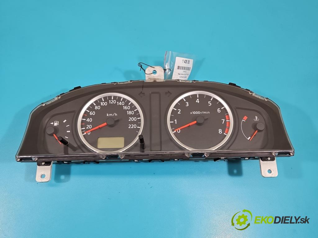 Nissan Almera N16 2000-2006 1.8 16V 116 HP manual 85 kW 1769 cm3 5- prístrojovka/ budíky 3741729 (Prístrojové dosky, displeje)