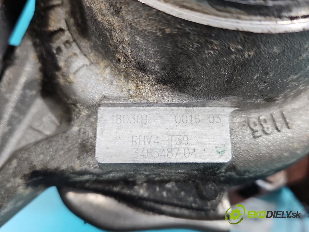 Toyota Avensis III T27 2009-2018 2.0 D4-D 143 hp manual 105 kW 1995 cm3 5- Turbodmychadlo RHV4-T39 (Turbodúchadla (kompletní))