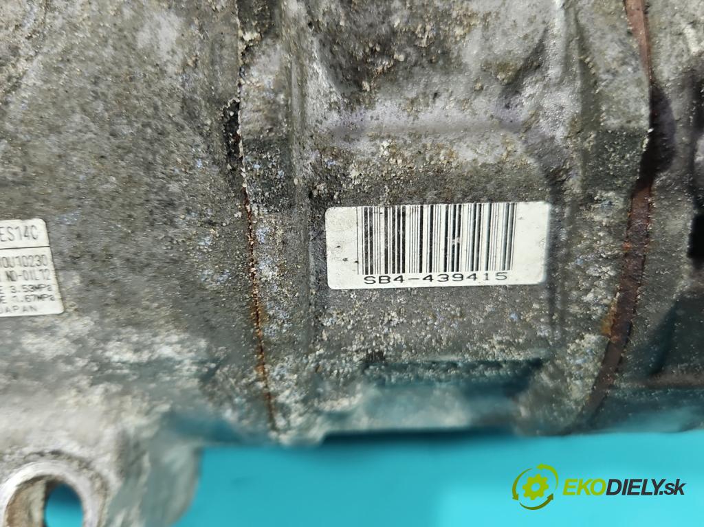 Toyota Avensis III T27 2009-2018 2.0 D4-D: 143 HP manual 105 kW 1995 cm3 5- Kompresor: klimatizácie 447250-0852 (Kompresory klimatizácie)