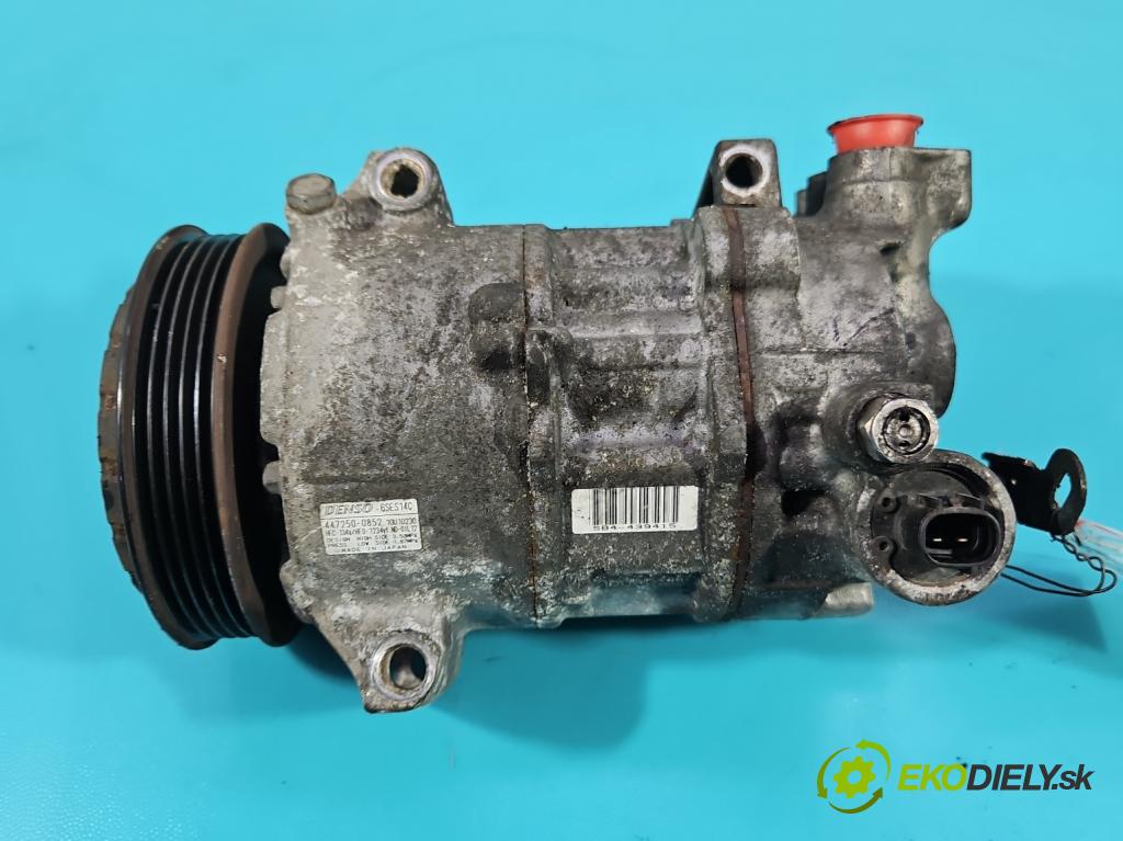 Toyota Avensis III T27 2009-2018 2.0 D4-D: 143 HP manual 105 kW 1995 cm3 5- Kompresor: klimatizácie 447250-0852 (Kompresory klimatizácie)