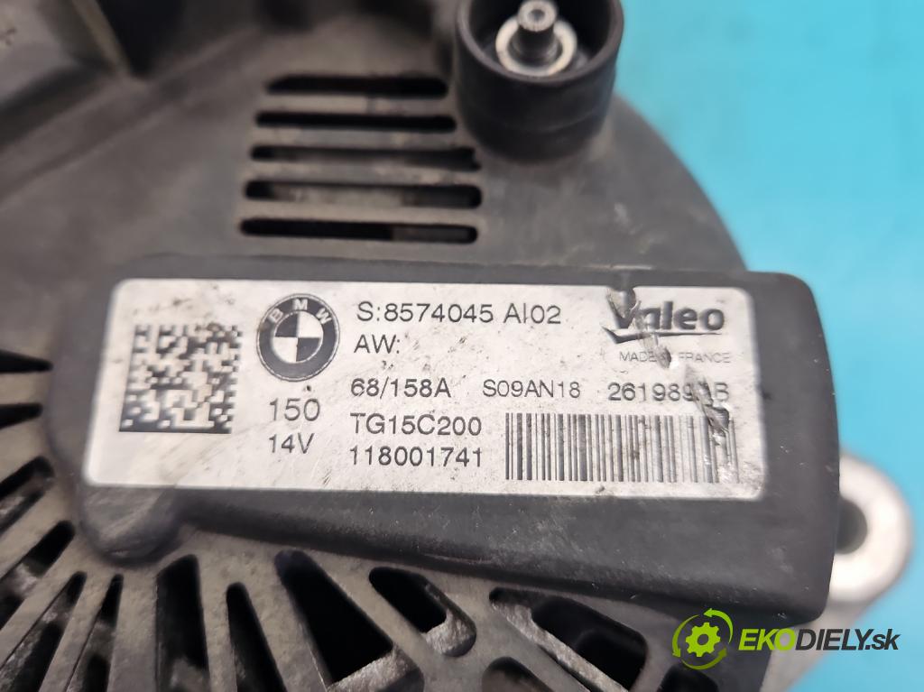 Toyota Avensis III T27 2009-2018 2.0 D4-D: 143 HP manual 105 kW 1995 cm3 5- Alternator 8574045 (Alternátory)