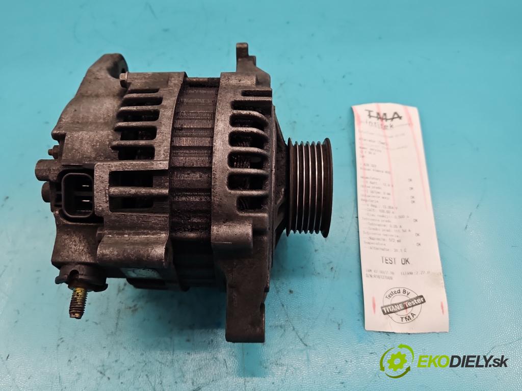 Nissan Almera N16 2000-2006 1.8 16V 116 HP manual 85 kW 1769 cm3 5- Alternator 23100BU010 (Alternátory)