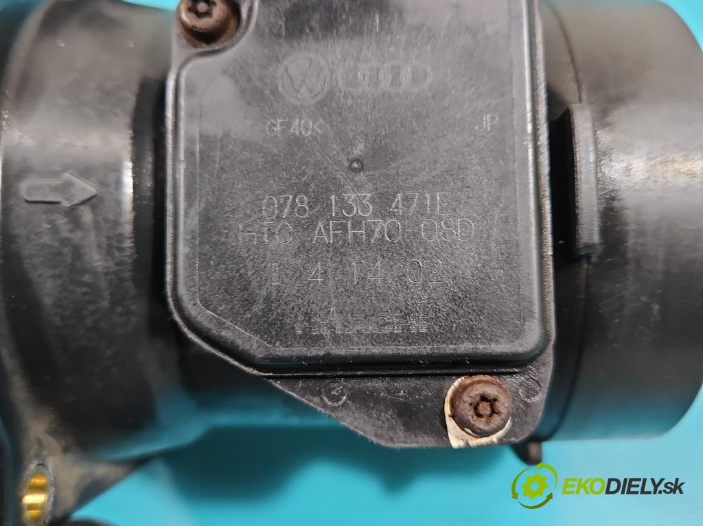 Audi A6 C5 1997-2004 2.4 V6 170 HP manual 125 kW 2393 cm3 4- průtokoměr: 078133471E (Váhy vzduchu)