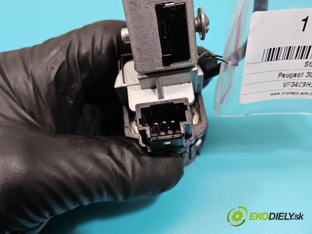 Peugeot 308 I 2007-2013 1.6 HDi 90 HP manual 66,2 kW 1560 cm3 5- Spínačka  (Spínacie skrinky a kľúče)