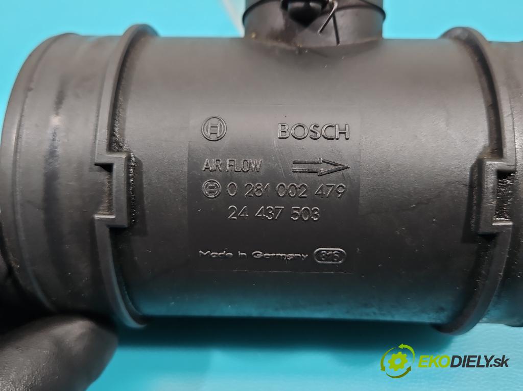 Opel Vectra C 2002-2008 2.0 DTi: 101 HP manual 74 kW 1995 cm3 4- průtokoměr: 0281002479 (Váhy vzduchu)