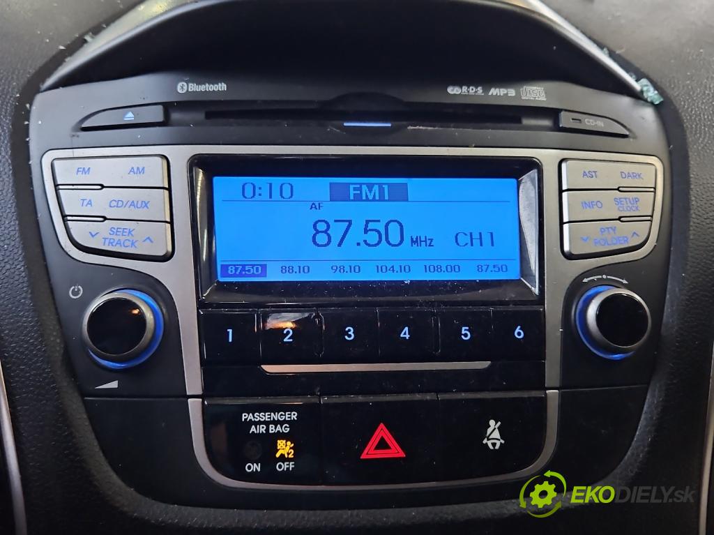 Hyundai Ix35 2.0 16V 163 HP manual 120 kW 1998 cm3 5- Radio originál 96160-2Y230TAN