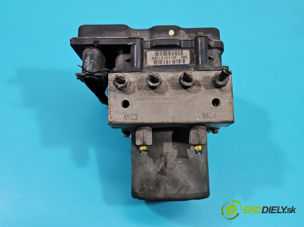 Honda Fr-v 2.0 16v i-VTEC 150 hp manual 110 kW 1998 cm3 5- čerpadlo abs 0265234266 (Pumpy brzdové)