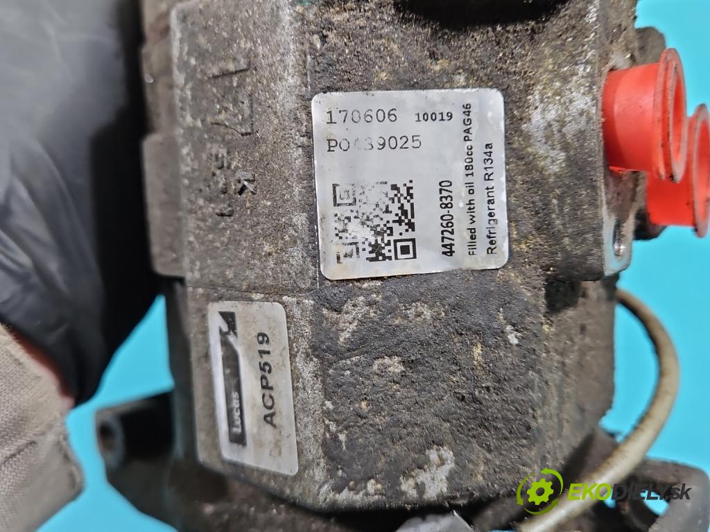 Honda Fr-v 2.0 16v i-VTEC: 150 HP manual 110 kW 1998 cm3 5- Kompresor: klimatizácie 447260-8370 (Kompresory klimatizácie)