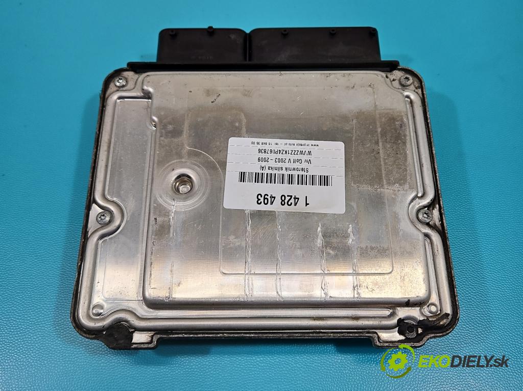 Vw Golf V 2003-2009 1.4 FSI 90 HP manual 66 kW 1390 cm3 3- riadiaca jednotka motora 03C906056H