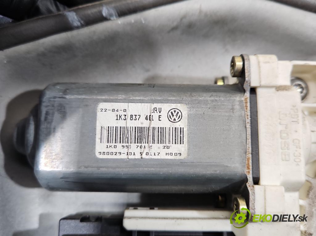 Vw Golf V 2003-2009 1.4 FSI 90 hp manual 66 kW 1390 cm3 3- mechanismus stahování přední levý 1K0959793C