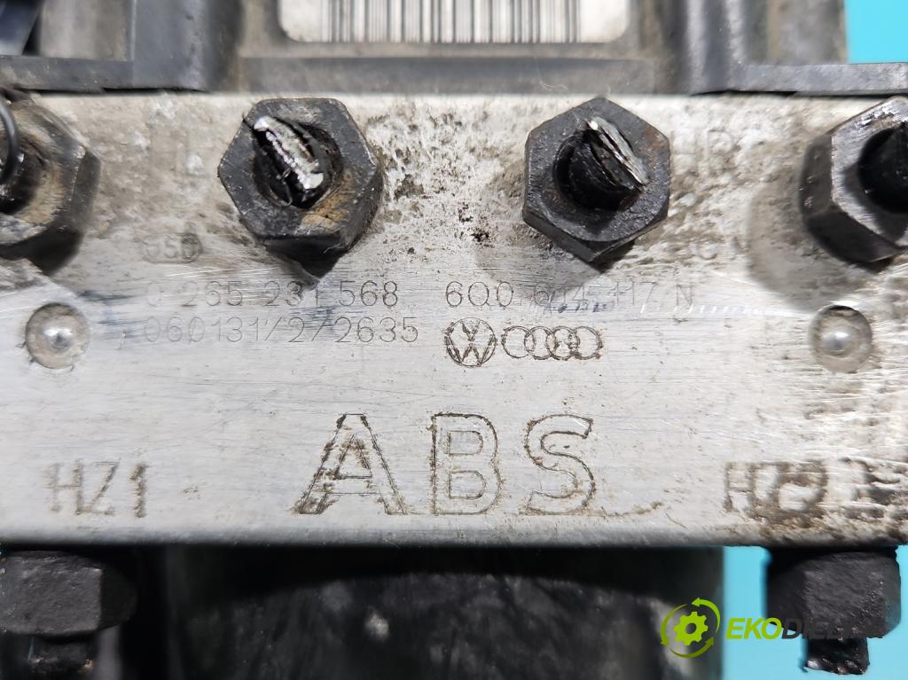 Vw Polo IV 9N 2001-2009 1.4 16v 75 HP manual 55 kW 1390 cm3 3- čerpadlo abs 6Q0907379AC (Pumpa ABS)