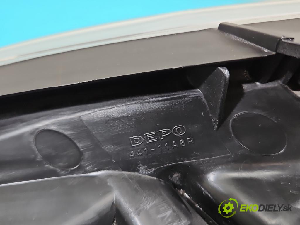 Vw Polo IV 9N 2001-2009 1.4 16v 75 HP manual 55 kW 1390 cm3 3- Reflektor: pravý  (Pravé)