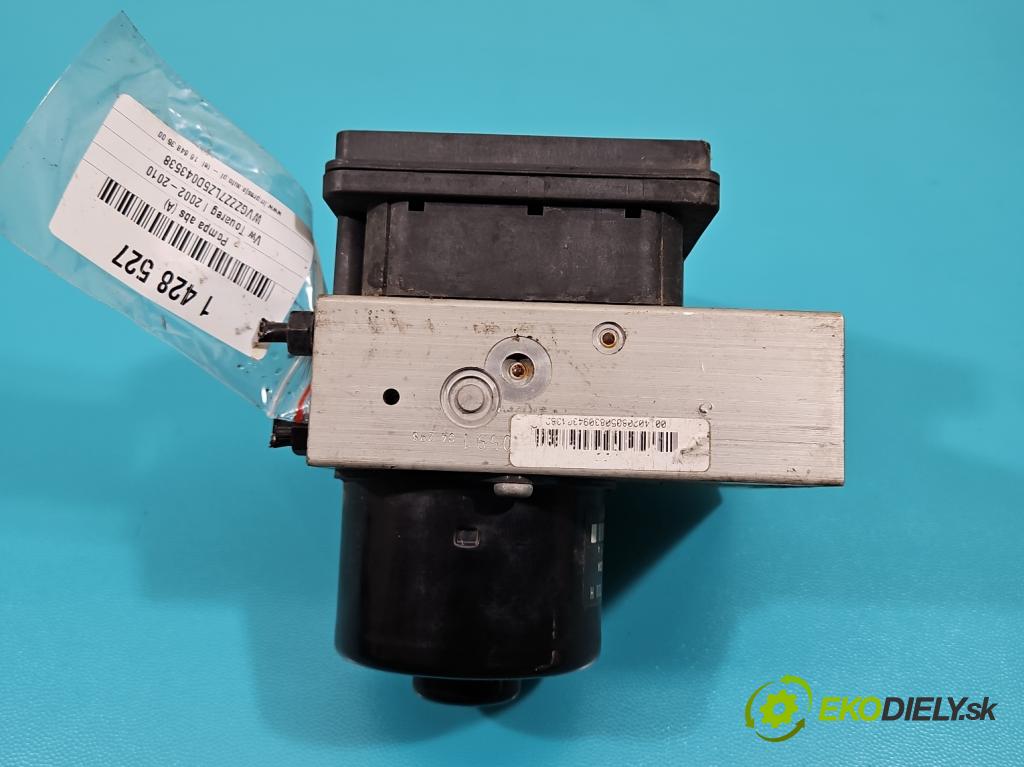 Vw Touareg I 2002-2010 2.5 tdi 174 HP automatic 128 kW 2461 cm3 5- čerpadlo abs 7L0614111H (Pumpa ABS)