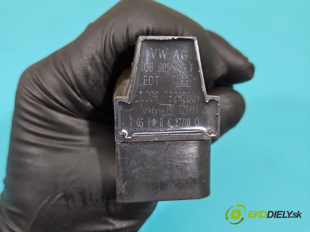 Vw Polo IV 9N 2001-2009 1.4 16v 75 HP manual 55 kW 1390 cm3 3- cievka zapaľovacia 036905715F (Zapaľovacie cievky, moduly)