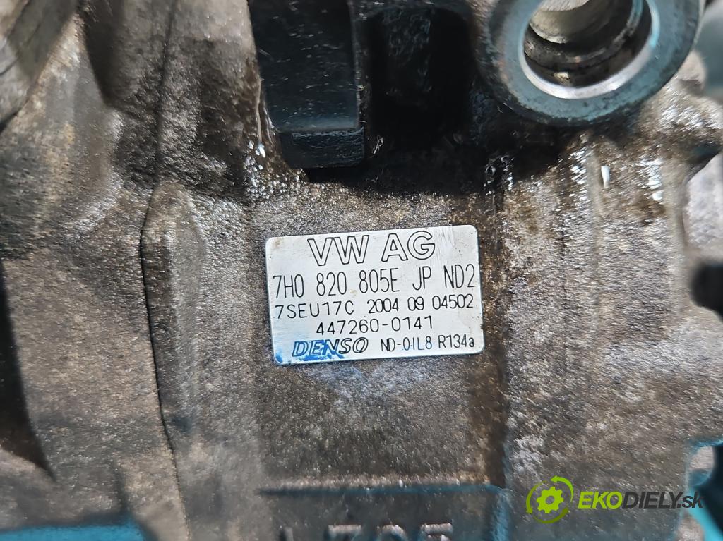 Vw Touareg I 2002-2010 2.5 tdi 174 HP automatic 128 kW 2461 cm3 5- Kompresor: klimatizácie 7H0820805E (Kompresory klimatizácie)