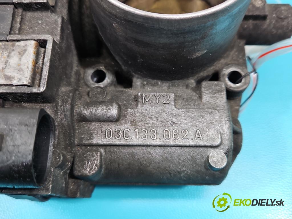 Vw Golf V 2003-2009 1.4 FSI 90 HP manual 66 kW 1390 cm3 3- klapka 03C133062A (Škrtiace klapky)