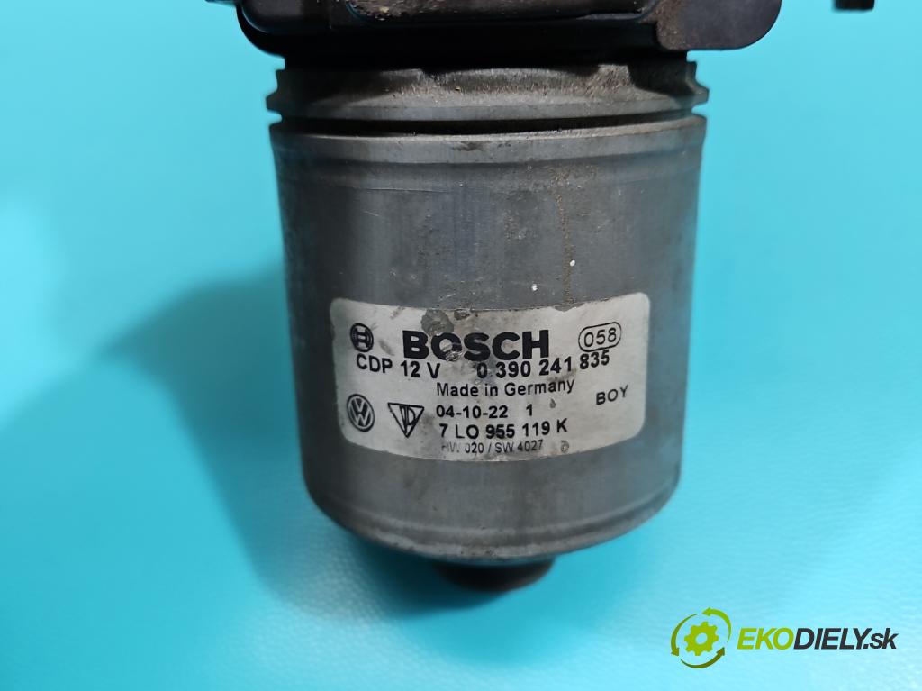 Vw Touareg I 2002-2010 2.5 tdi 174 hp automatic 128 kW 2461 cm3 5- motor stěračů přední 7L0955119K