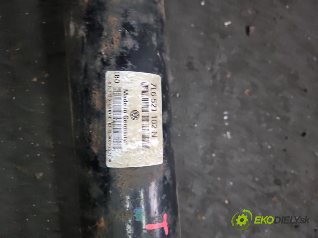 Vw Touareg I 2002-2010 2.5 tdi 174 HP automatic 128 kW 2461 cm3 5- Hřídel: zadné 7L6521102N (Kardaňový hriadeľ)