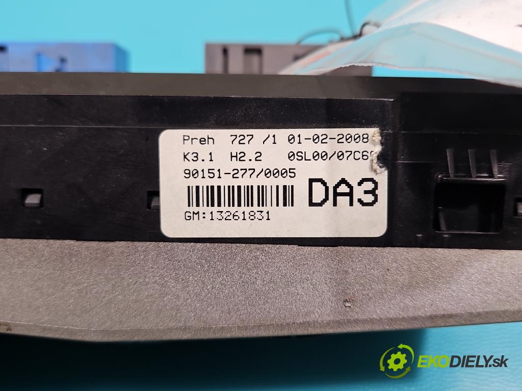 Opel Corsa D 2006-2014 1.2 16v 80 HP manual 59 kW 1229 cm3 5- panel kúrenia 13261831