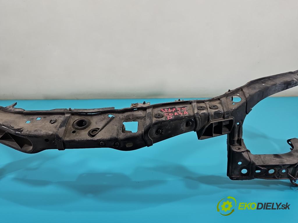 Opel Corsa D 2006-2014 1.2 16v 80 hp manual 59 kW 1229 cm3 5- stěna přední  (Výztuhy přední)