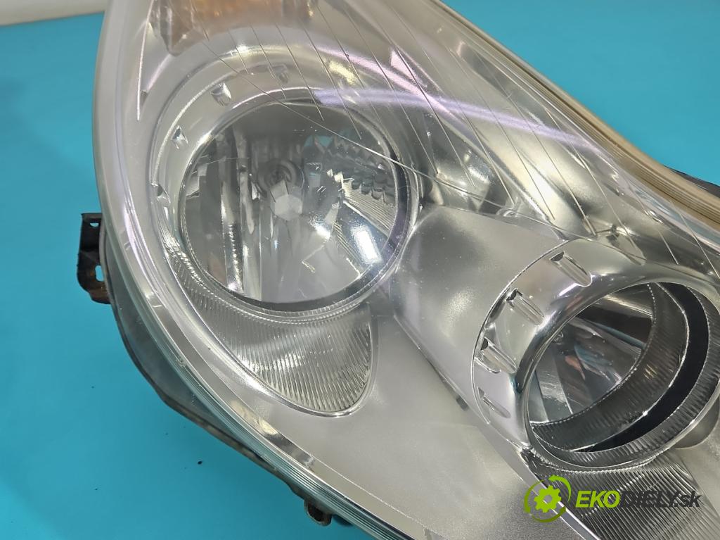 Opel Corsa D 2006-2014 1.2 16v 80 HP manual 59 kW 1229 cm3 5- Reflektor: pravý 13186382 (Pravé)