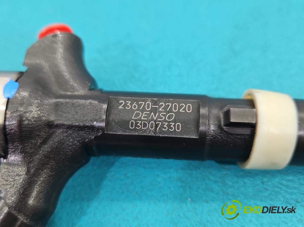 Toyota Corolla Verso I 2001-2004 2.0 D4D 90 HP manual 66 kW 1995 cm3 5- vstrek 23670-27020 (Vstrekovač paliva)
