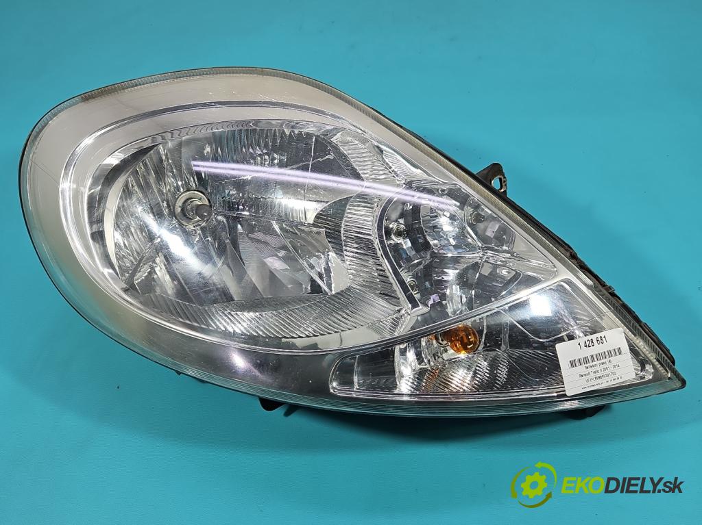 Renault Trafic II 2001-2014 2.5 dci 145 HP manual 107 kW 2464 cm3 5- Reflektor: pravý 8200701356 (Pravé)