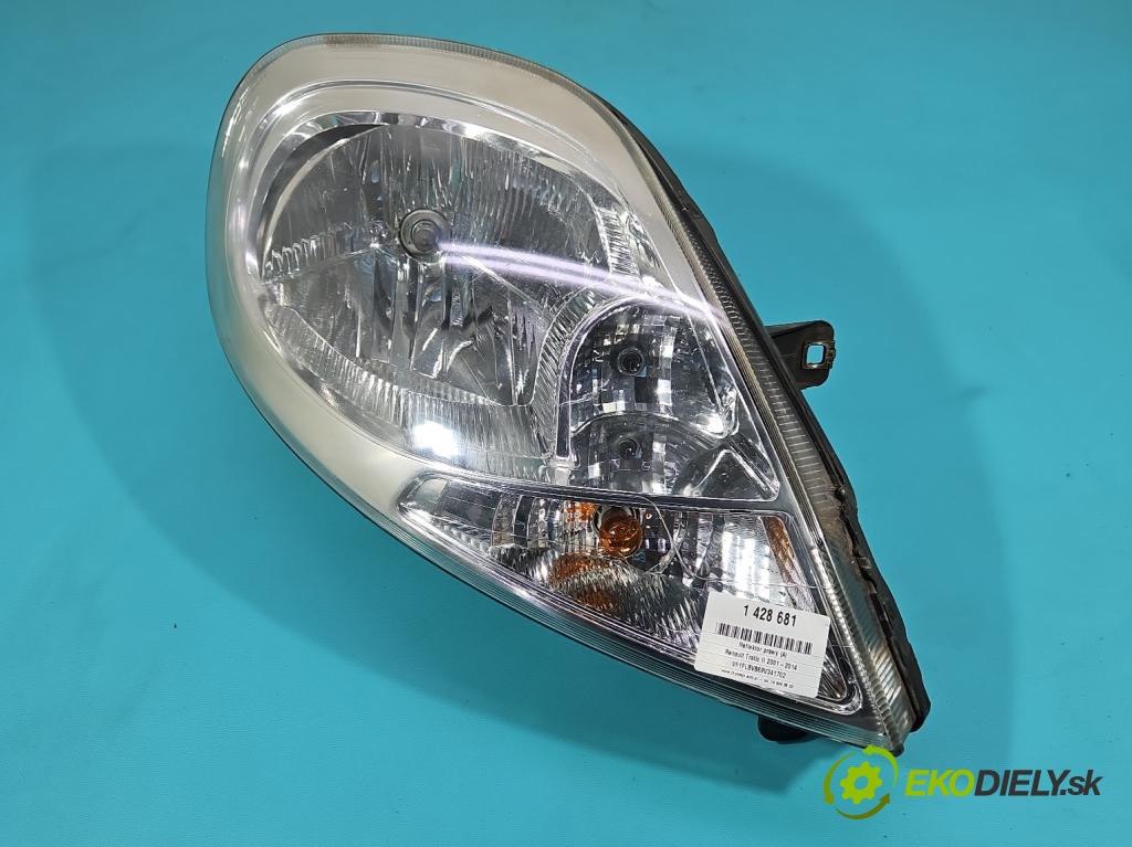 Renault Trafic II 2001-2014 2.5 dci 145 HP manual 107 kW 2464 cm3 5- Reflektor: pravý 8200701356 (Pravé)