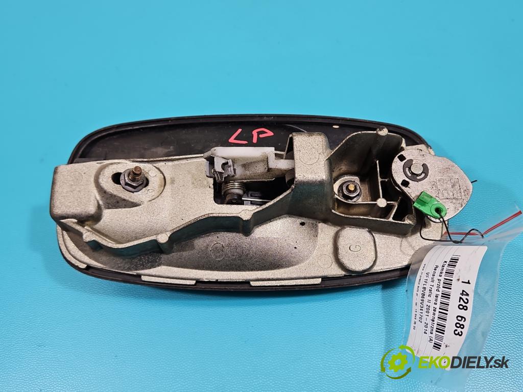 Renault Trafic II 2001-2014 2.5 dci 145 HP manual 107 kW 2464 cm3 5- rukoväť predné ľavé mimo:  (Vonkajšie predné ľavé)