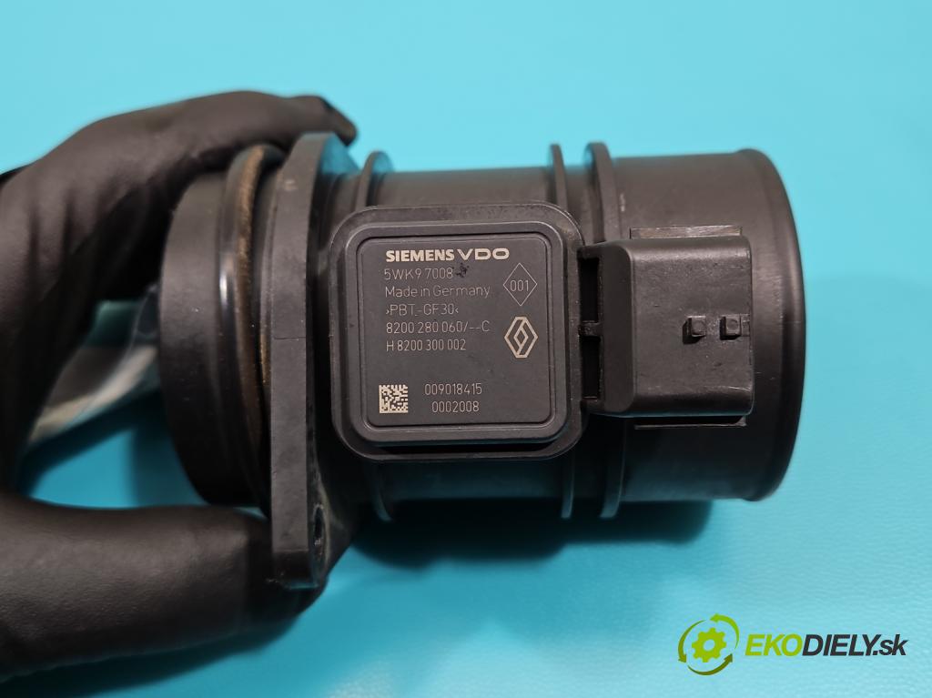 Renault Trafic II 2001-2014 2.5 dci 145 HP manual 107 kW 2464 cm3 5- průtokoměr: 5WK97008 (Váhy vzduchu)